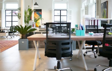 Empty office - over 1.1 million job cuts have been announced through the end of November 2025.